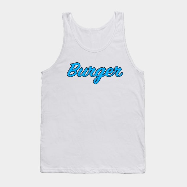 Burger Tank Top by lenn